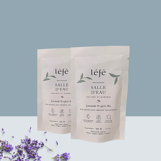 Pack Détartrants Ecologiques – recharges spray lavande&cyprès