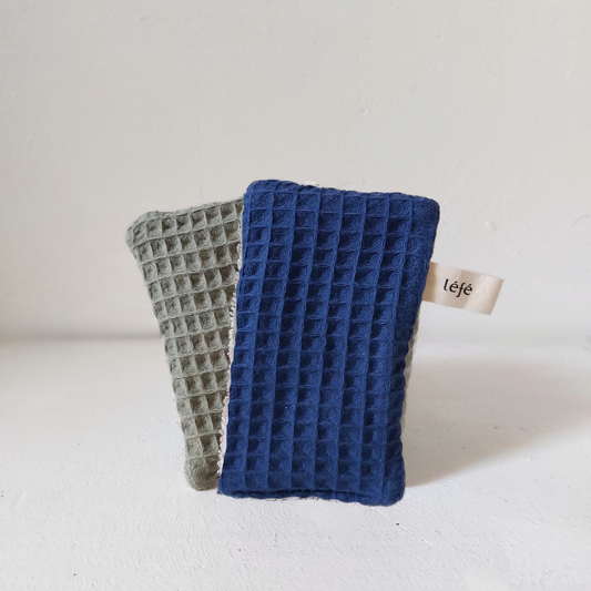 Pack 2 Eponges Lavables - mix couleurs