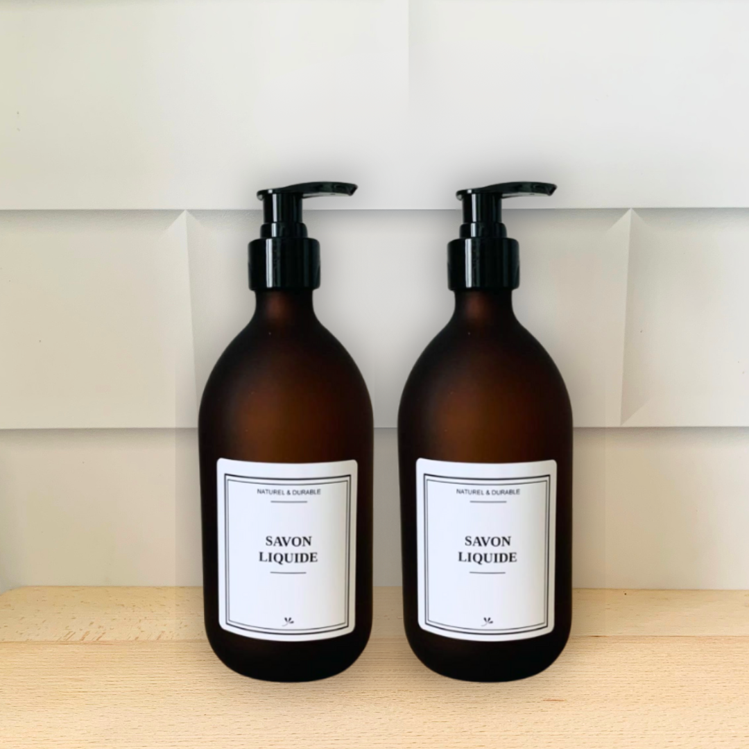 Pack Flacons en verre - Salle de bain