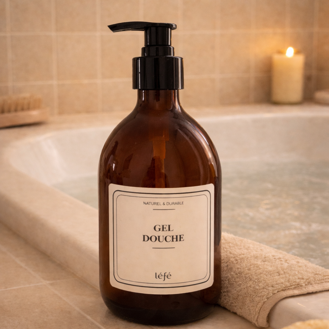 Duo Flacons en verre - Gel Douche