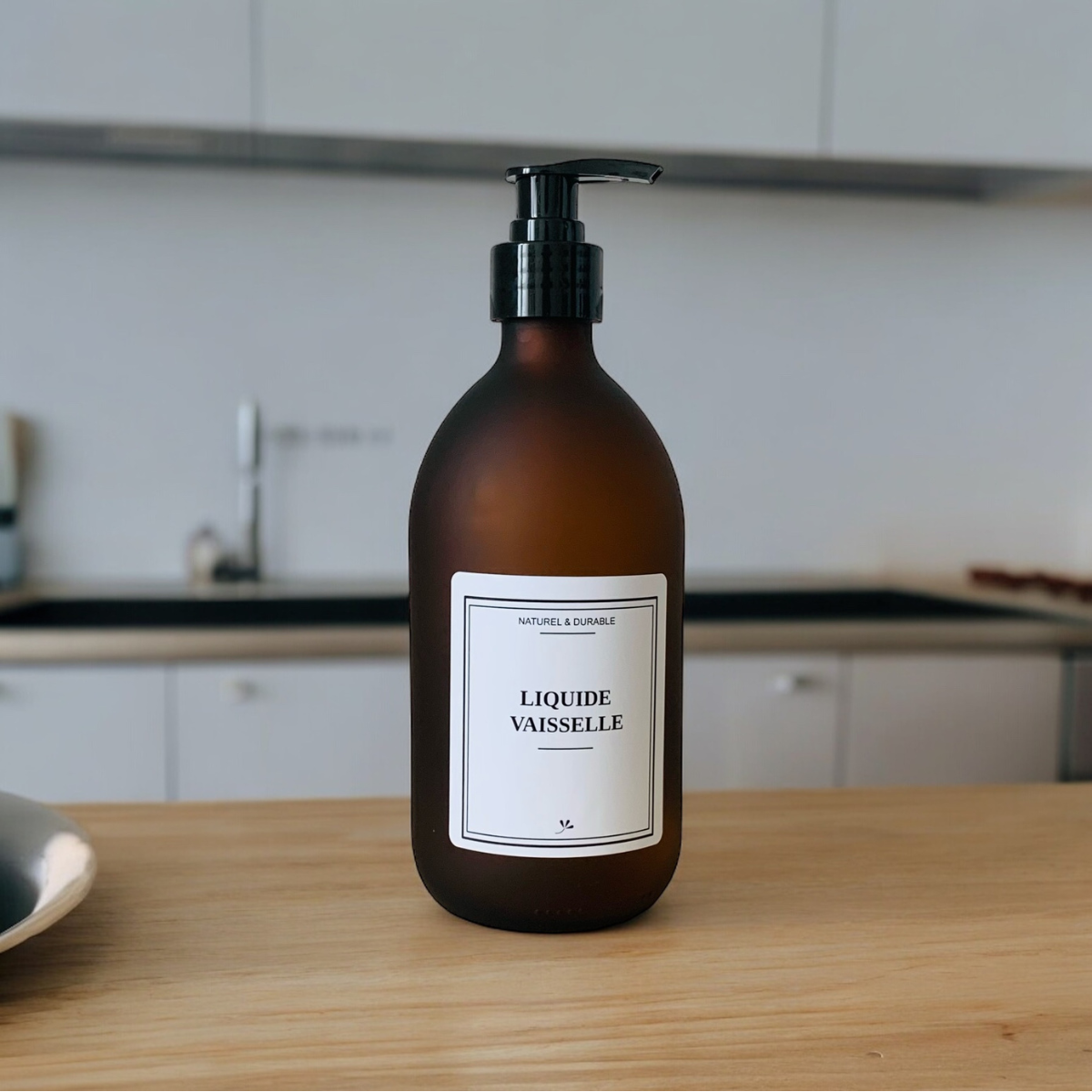 Flacon en verre - Distributeur Liquide Vaisselle