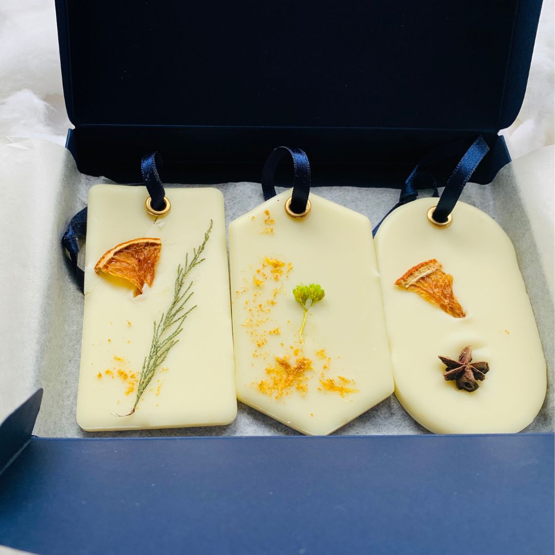 Coffret parfums solides - zeste d'agrumes